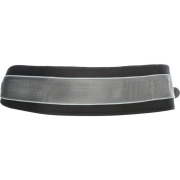 Ceinture ventrale canicross avec laisse noir taille M