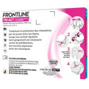 Pipettes Frontline tri-act chien moyen de 10 à 20 kg