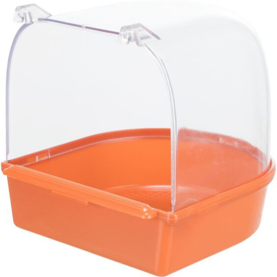 Baignoire semi-circulaire pour oiseaux
