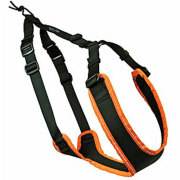 Harnais Canicross Supercross noir et orange