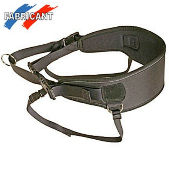 Ceinture baudrier canicross noire senior