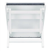 Escalier réglable vernis blanc