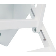 Escalier réglable vernis blanc