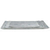 Tapis Jimmy Soft gris à pattes