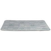 Tapis Jimmy Soft gris à pattes