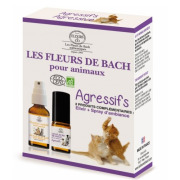 Coffret programme fleurs de Bach pour animaux agressifs
