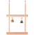 Double balançoire en bois 2 clochettes