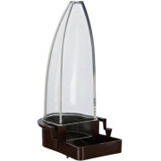 Distributeur plastique eau et nourriture small courbe