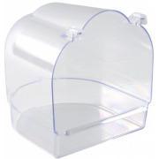 Baignoire plastique transparente rouge Trixie