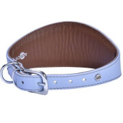 Collier Lévrier Nicky bleu 