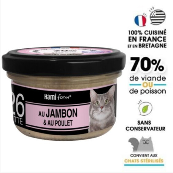 Hami Form Recette n°26 Jambon et Poulet