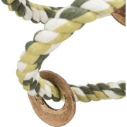 Perchoir oiseau en corde spirale 50 cm