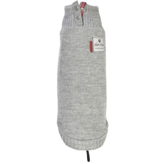 Pull chien School gris