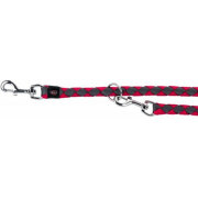 Laisse multiposition Cavo fushia gris