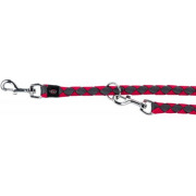 Laisse multiposition Cavo fushia gris