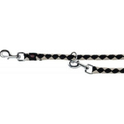 Laisse multiposition Cavo noir argent