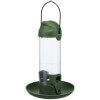 Mangeoire oiseaux extérieure lanterne verte 750 ml 2 perchoirs