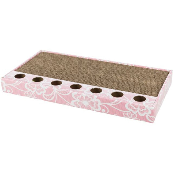 Plaque griffoir carton rose