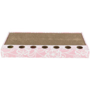 Plaque griffoir carton rose