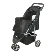 Poussette chien noire