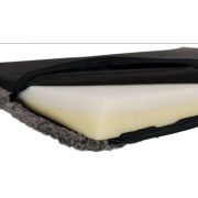 Matelas orthopédique chien gris