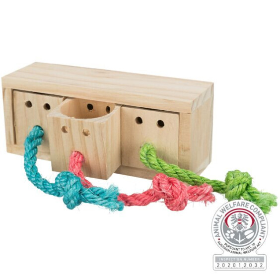 Jouet cube snack pour rat et lapin nain