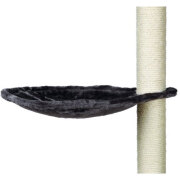 Hamac arbre à chat peluche gris 