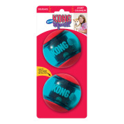 KONG Balle Squeezz Action Rouge