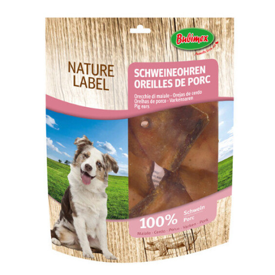 Oreilles de porc pour chien Bubimex