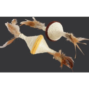 Jouet pour chat toupie en sisal