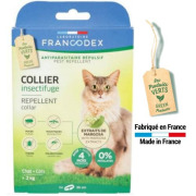 Collier insectifuge chat Francodex