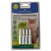 Pipettes insectifuges chat Francodex