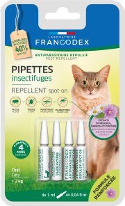 Pipettes insectifuges chat Francodex