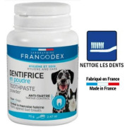 Dentifrice en poudre pour chien et chat Francodex