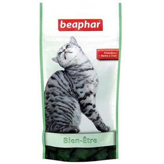 Friandises bien-être pour chat avec herbe à chat anti-stress Beaphar