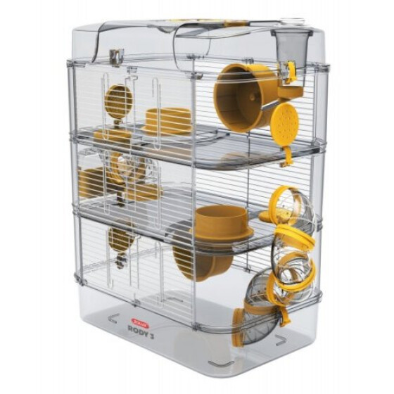 Cage Rody 3 Trio jaune banane