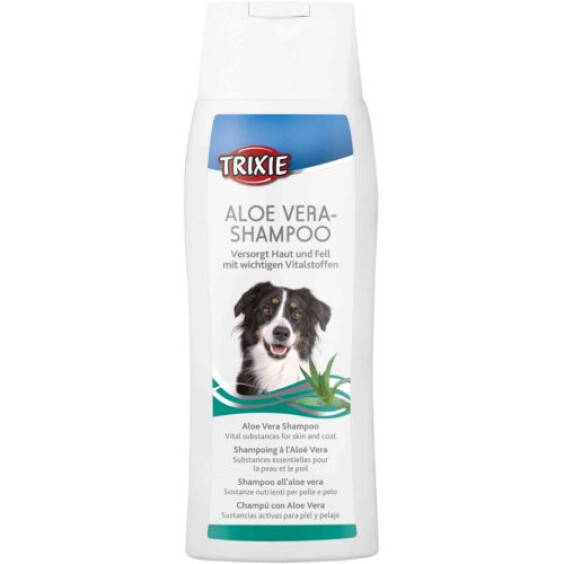 Shampoing pour chien peau sensible à l'aloé vera