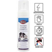 Shampoing sec moussant chat et chien