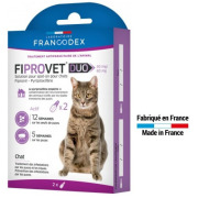 Fiprovet Duo pipettes chat Francodex