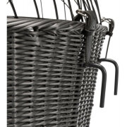 Panier avant vélo poly rotin avec fixation