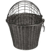 Panier avant vélo poly rotin avec fixation