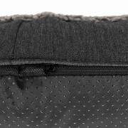 Coussin XXL ovale Vital Bendson gris, déhoussable