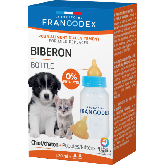 Biberon chiot et chaton Francodex