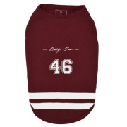 Tee shirt Baseball bordeaux 19XXS