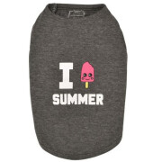 Tee shirt Ice cream gris 