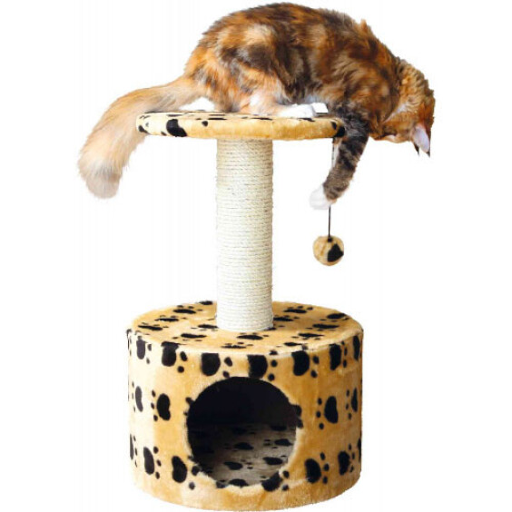 Petit arbre à chaton et chat Toledo beige