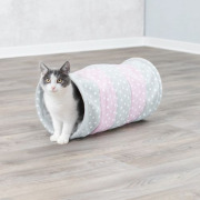 Tunnel pour chat en fibre polaire