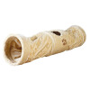 Tunnel Crunch peluche beige géant