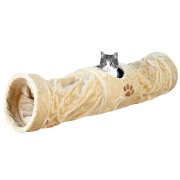 Tunnel Crunch peluche beige géant
