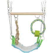 Pont suspendu avec hamac